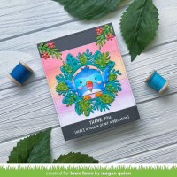 Lawn Fawn Magic Iris Tropical Leaves Add-On Dies (LF2614) ( LF2614)